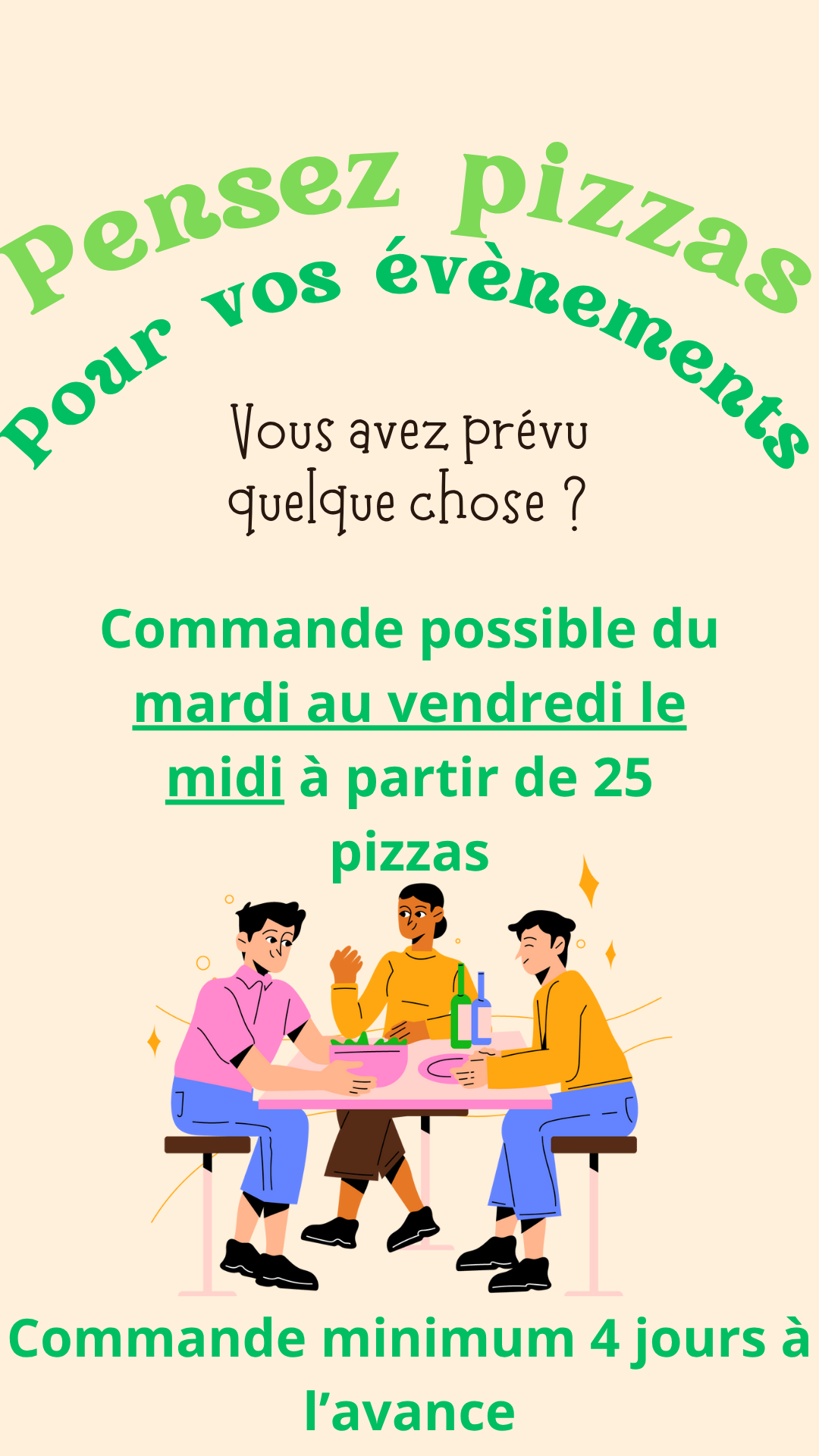 Pensez pizzas