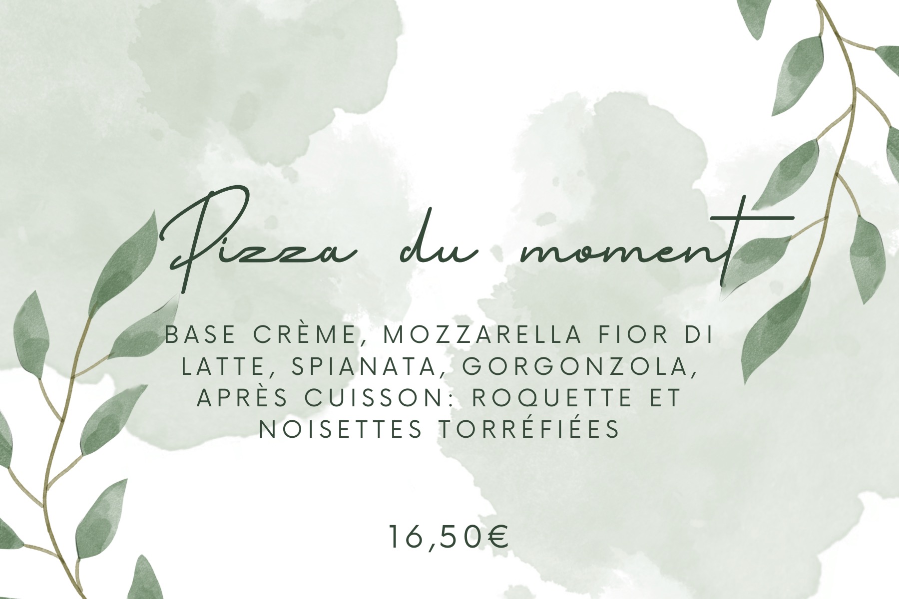 Carte de vœux de Noël pour Entreprise Artisanale Organique Vert Or et Orange - 5