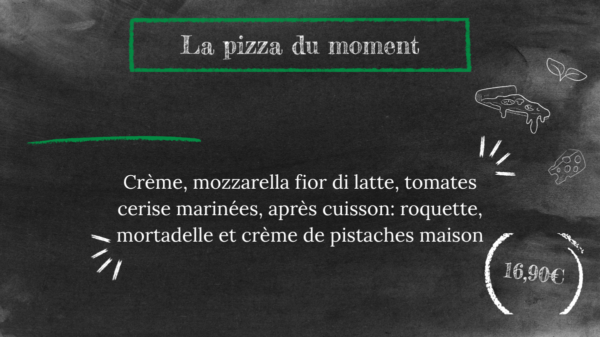 pizza du moment générique